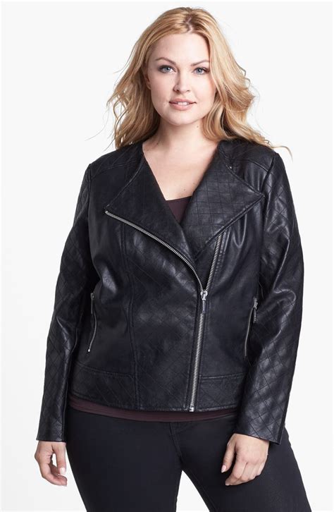 michael kors faux leather jacket|michael kors cropped leather jacket.